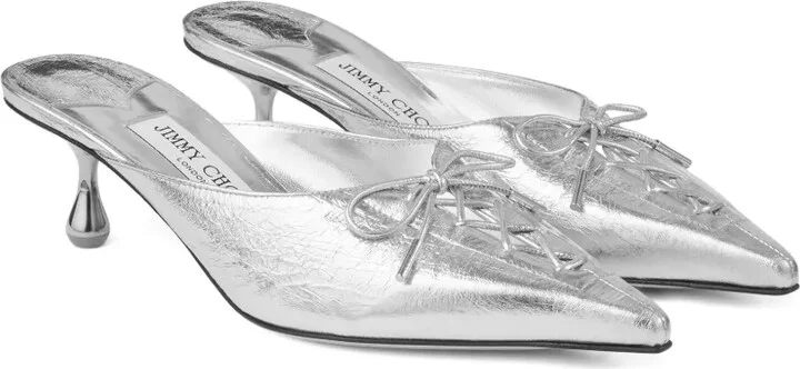 50mm Scarlett lace-up pointed-toe mules - Image 2