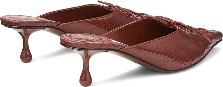 50mm Scarlett lace-up pointed-toe mules - Image 5