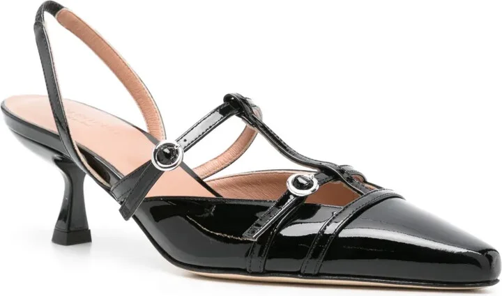 50mm Selena patent-leather pumps - Image 2