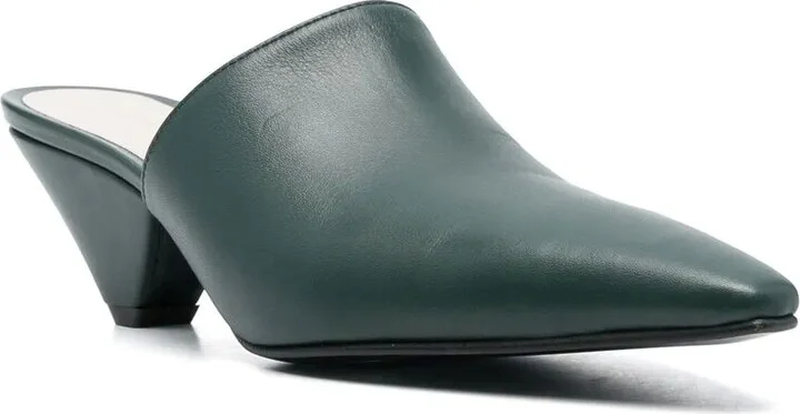 50mm Slip-On Leather Mules - Image 2