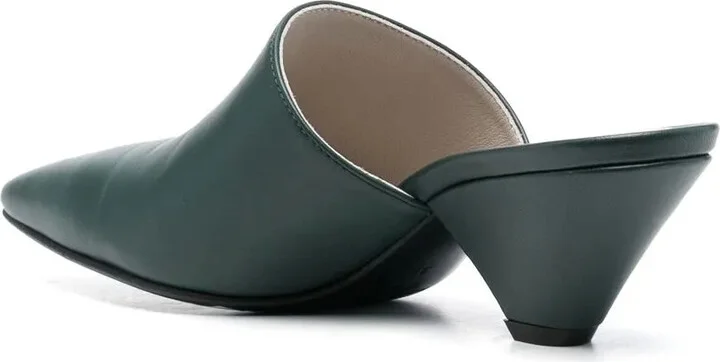 50mm Slip-On Leather Mules - Image 3