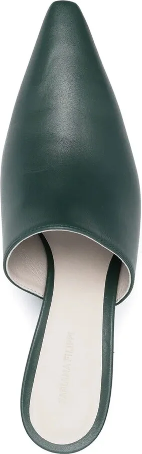 50mm Slip-On Leather Mules - Image 4