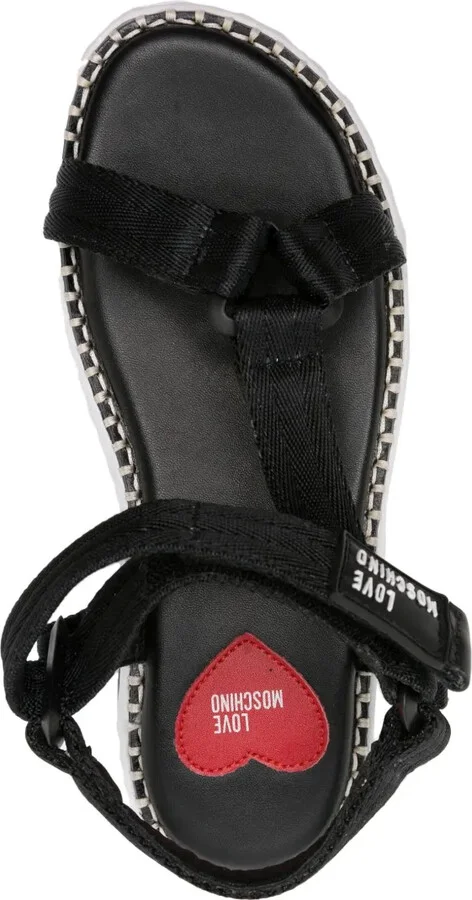 50mm Strappy Wedge Sandals - Image 4