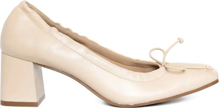 50mm Studio 158 block-heel ballet pumps