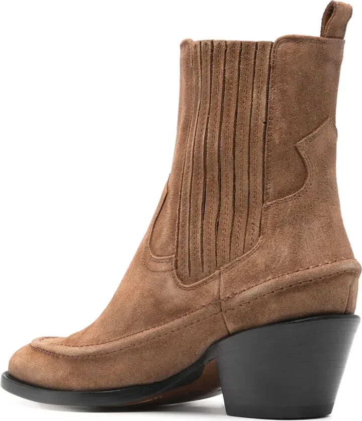 50mm suede Chelsea boots - Image 3