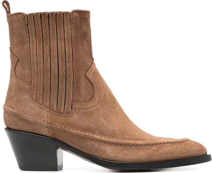50mm suede Chelsea boots