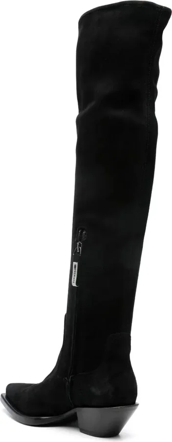50mm Suede Knee-High Boots - Image 3