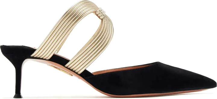 50mm Suede Pumps