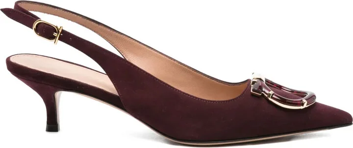 50mm Suede Pumps