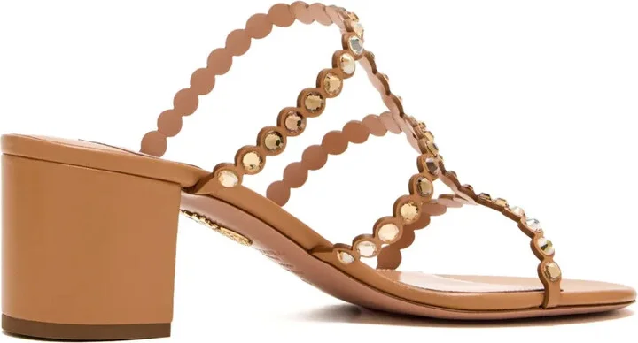 50mm Tequila crystal-embellished block-heel sandals - Image 2