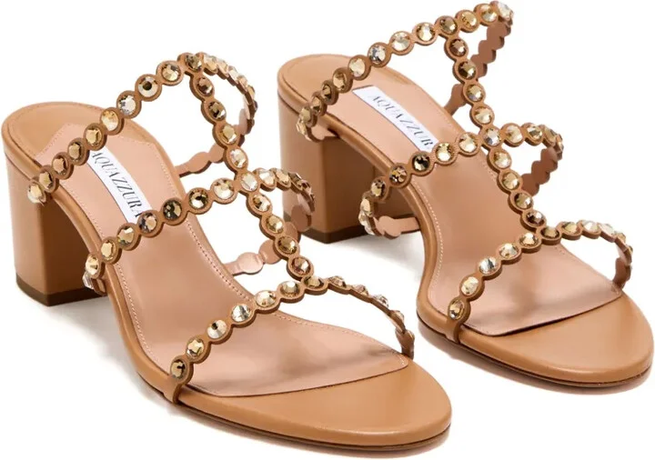 50mm Tequila crystal-embellished block-heel sandals - Image 3