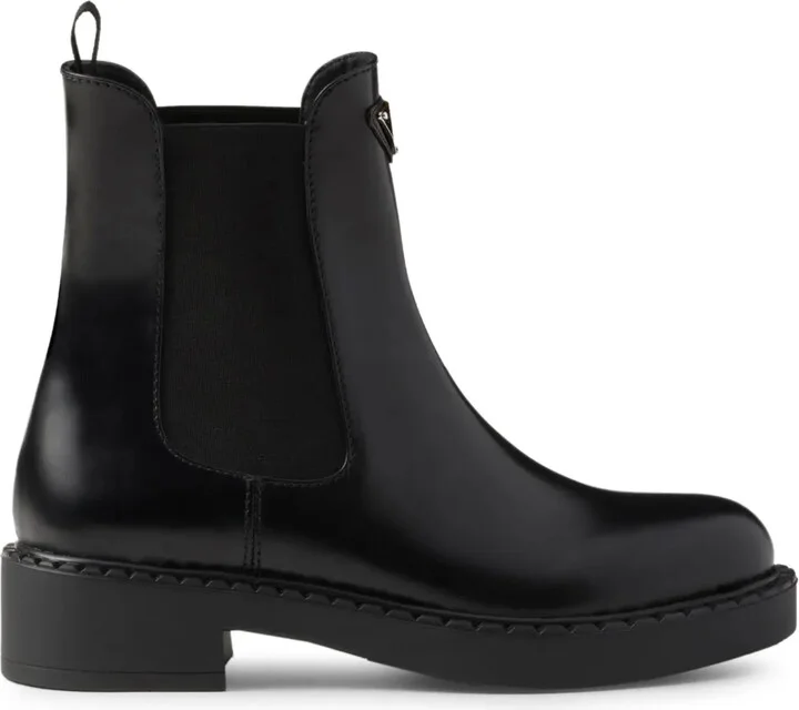 50mm triangle-logo Chelsea boots