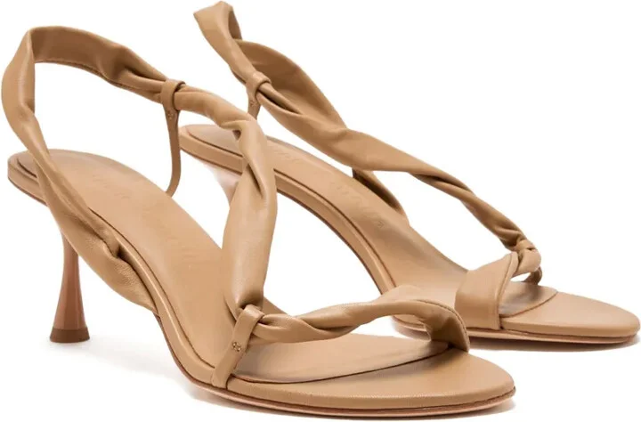 50mm Twisted Slingback Sandals - Image 3