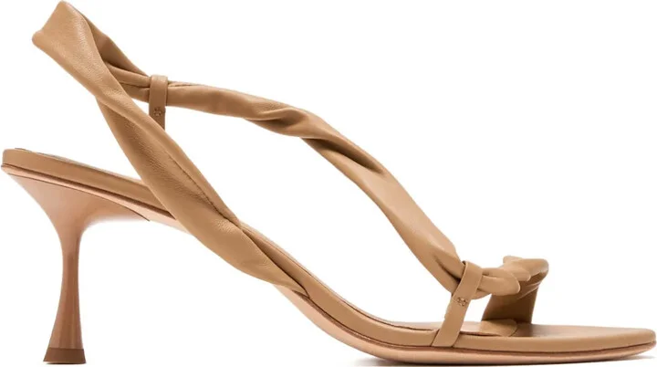 50mm Twisted Slingback Sandals