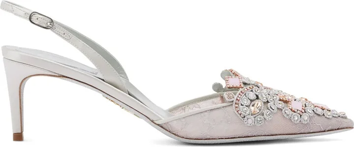 50mm Veneziana slingback pumps