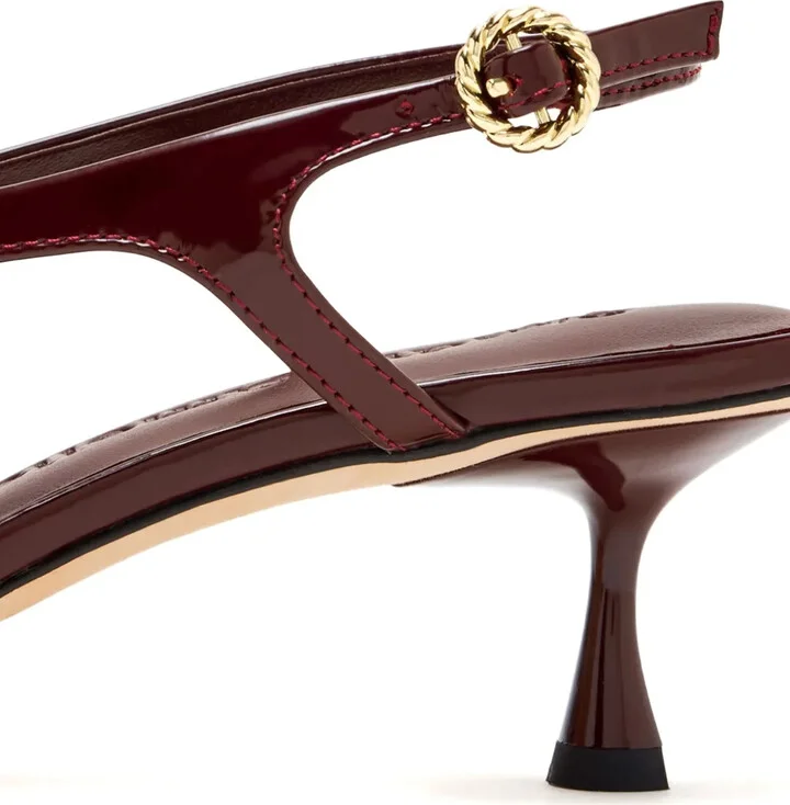 50mm Vinnie slingback cut-out pumps - Image 3