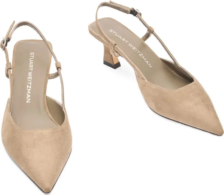 50mm Vinnie slingback pointed-toe pumps - Image 3