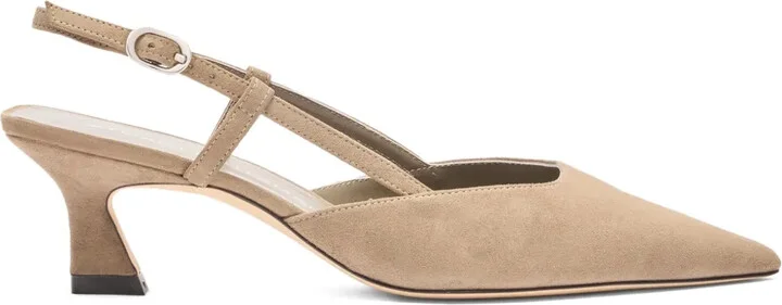 50mm Vinnie slingback pointed-toe pumps