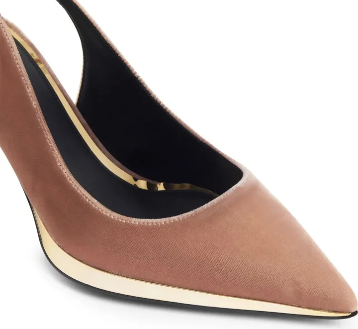50mm Virgyn slingback pointed pumps - Image 4