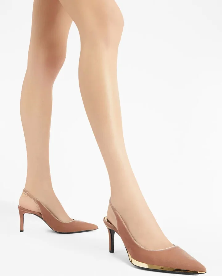 50mm Virgyn slingback pointed pumps - Image 5