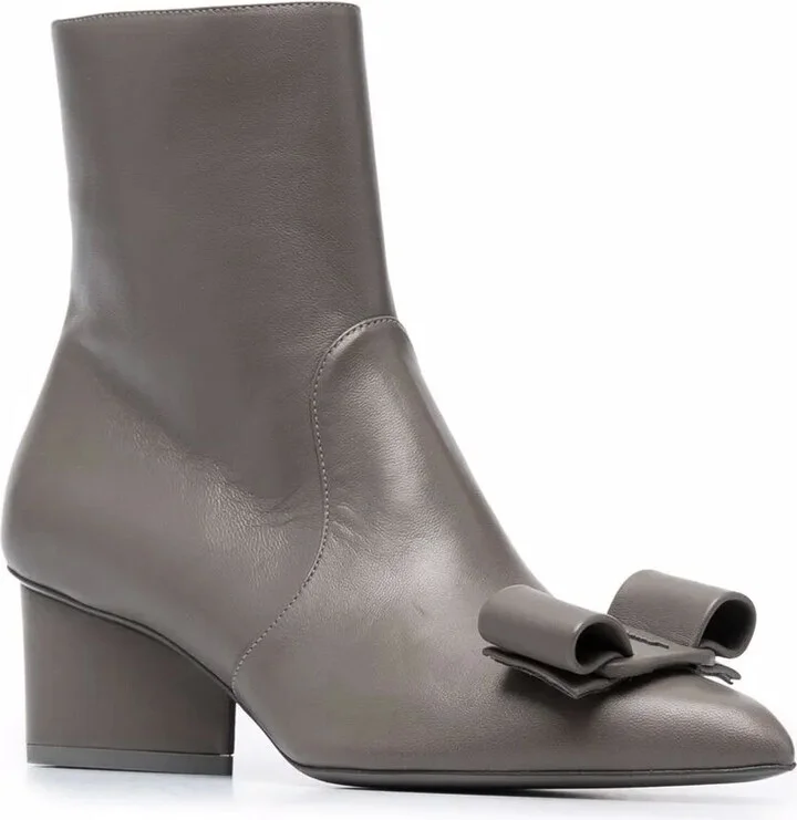 50mm Viva bow-detail ankle boots - Image 2