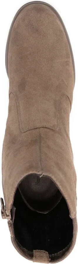 50mm Zip-Detail Block-Heel Boots - Image 4