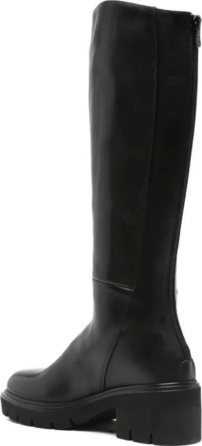 50mm Zip-Detail Block-Heel Boots - Image 3