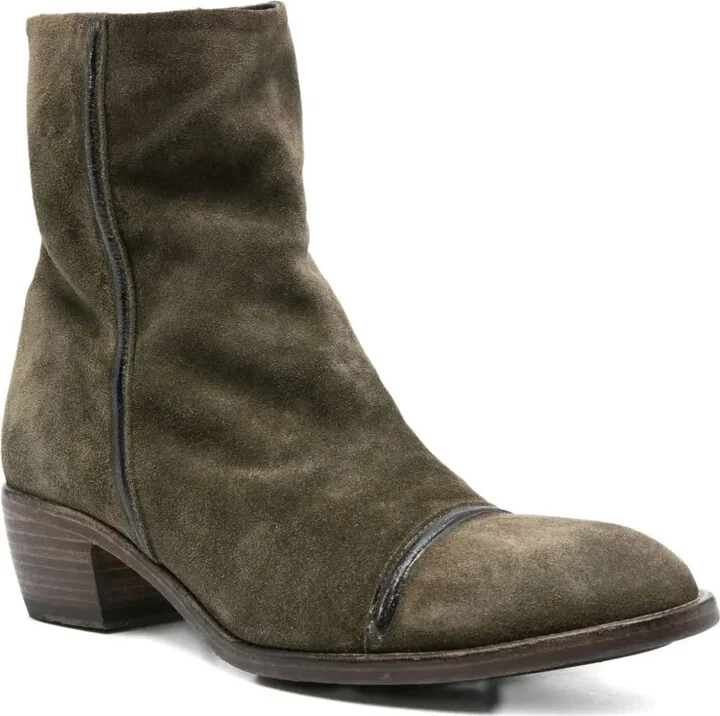 50mm Zip-Detail Cap-Toe Boots - Image 2
