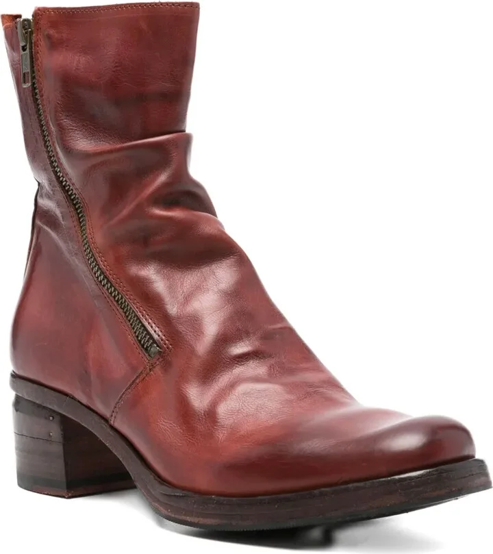 50mm Zipped Block-Heel Ankle Boots - Image 2