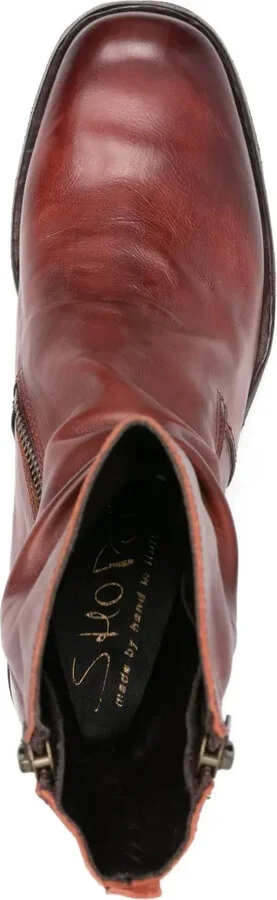 50mm Zipped Block-Heel Ankle Boots - Image 4