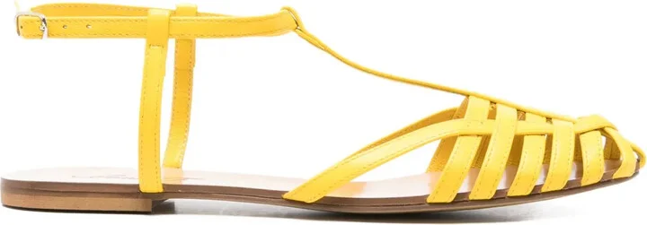 512 leather T-bar sandals