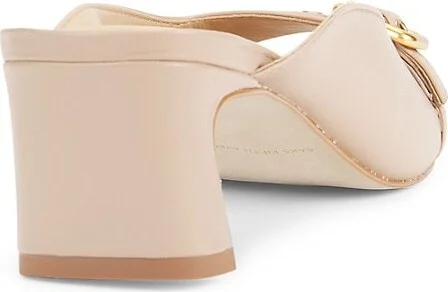 51MM Buckle Accent Leather Sandals - Image 3
