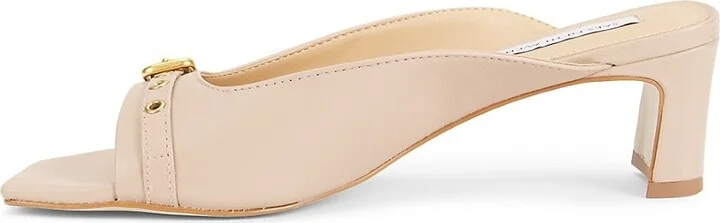 51MM Buckle Accent Leather Sandals - Image 4