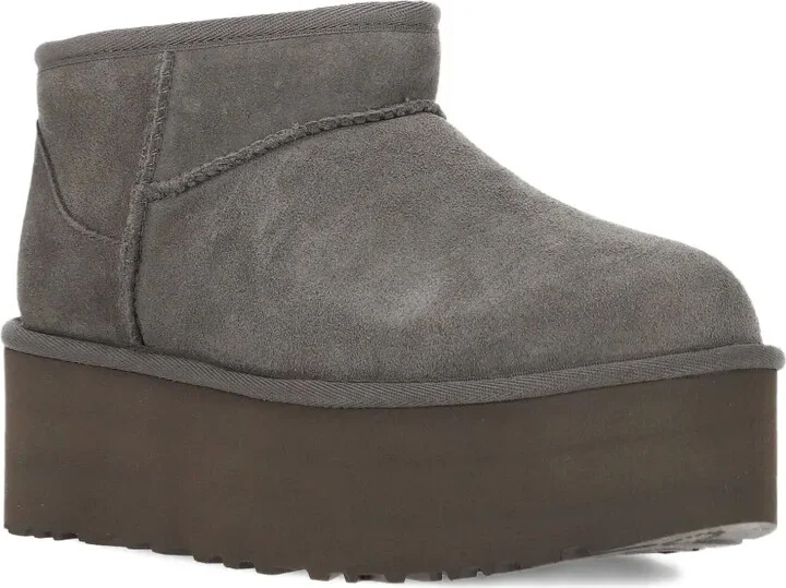 51mm Platform Suede Boots - Image 2
