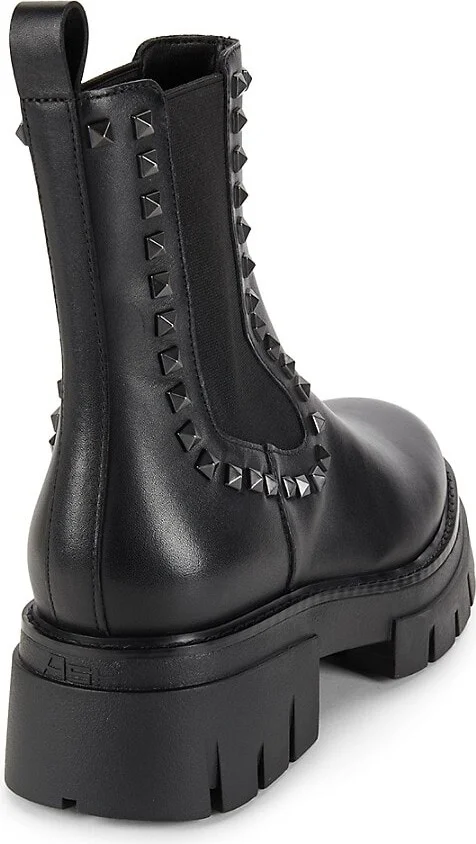 51MM Stud Leather Ankle Boots - Image 3
