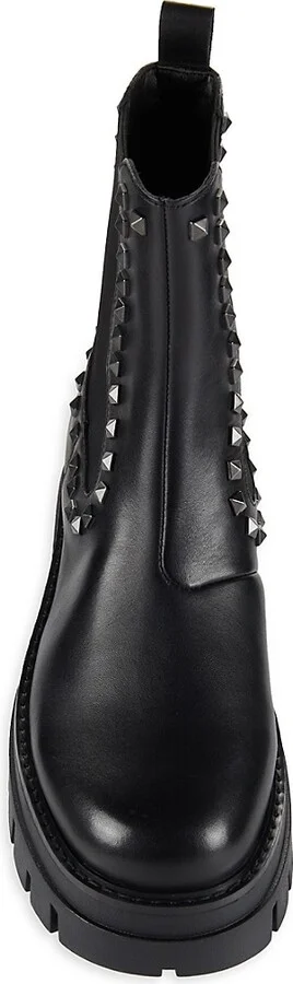 51MM Stud Leather Ankle Boots - Image 5