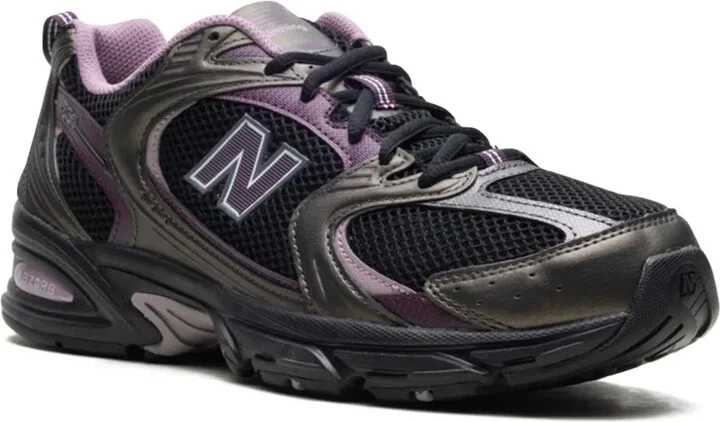 530 "Black/Black Metallic/Plum Brown" sneakers - Image 2