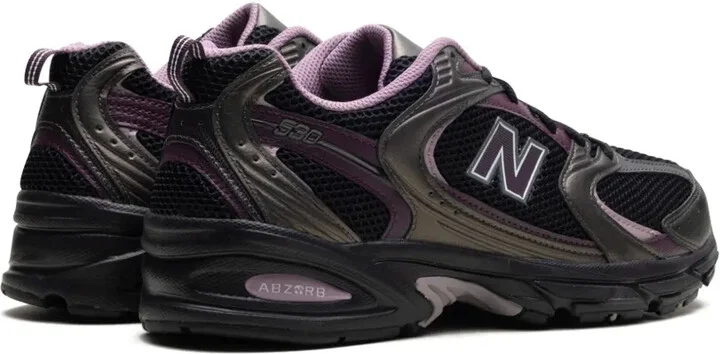 530 "Black/Black Metallic/Plum Brown" sneakers - Image 3