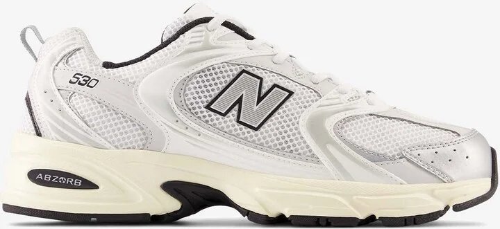 530 Low-Top Sneakers in Silver/Cream
