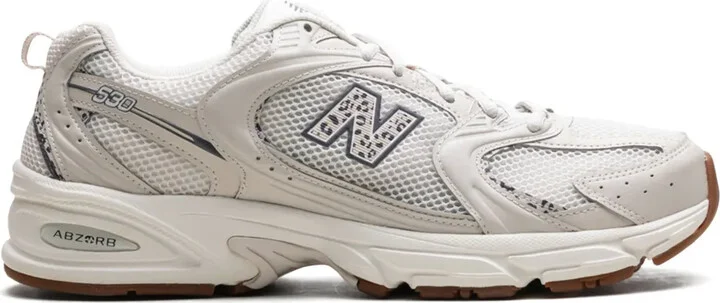 530 "Moonbeam/Cow Print" sneakers