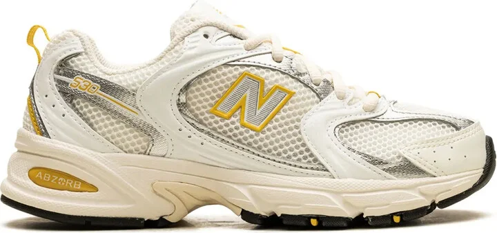 530 "Sea Salt/White/Ginger Lemon/Silver Metallic" sneakers
