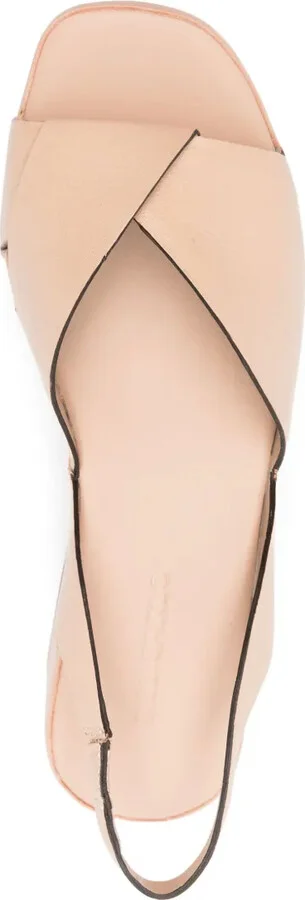 53mm Leather Platform Sandals - Image 4