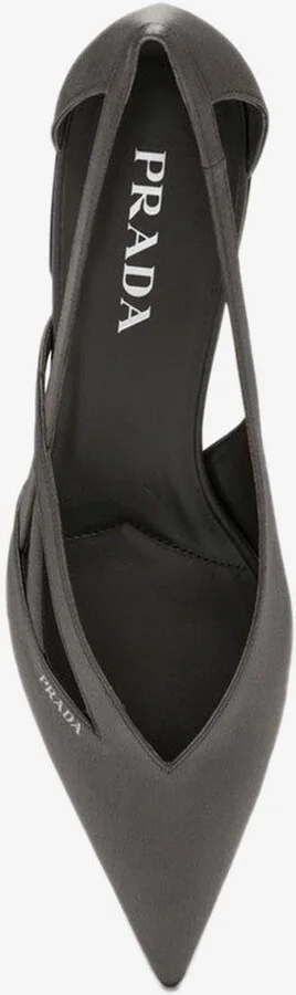 55 Cut-Out Satin Pumps - Image 2