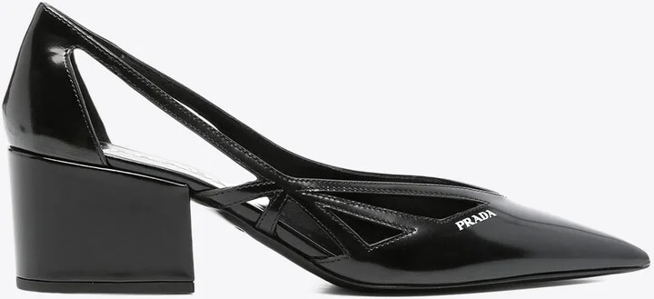 55 Debossed Logo Pumps