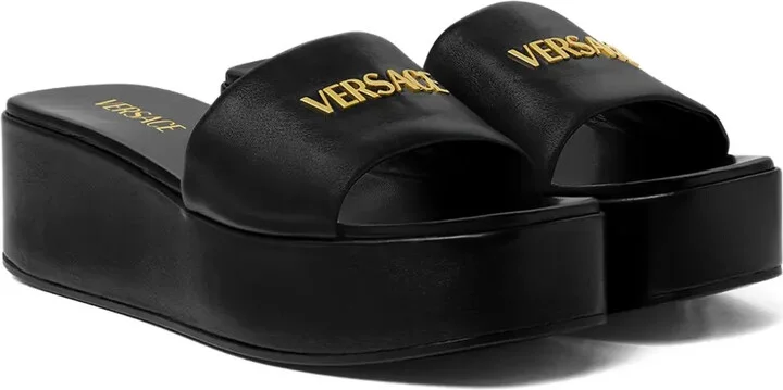 55 mm Logo platform mules - Image 2