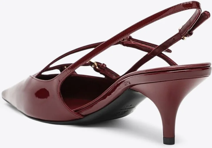 55 Patent Leather Slingback Pumps - Image 2