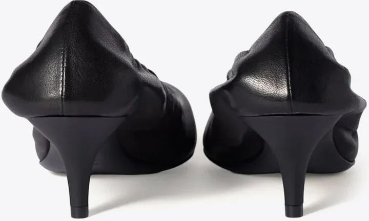 55 Ruched Leather Pumps - Image 2