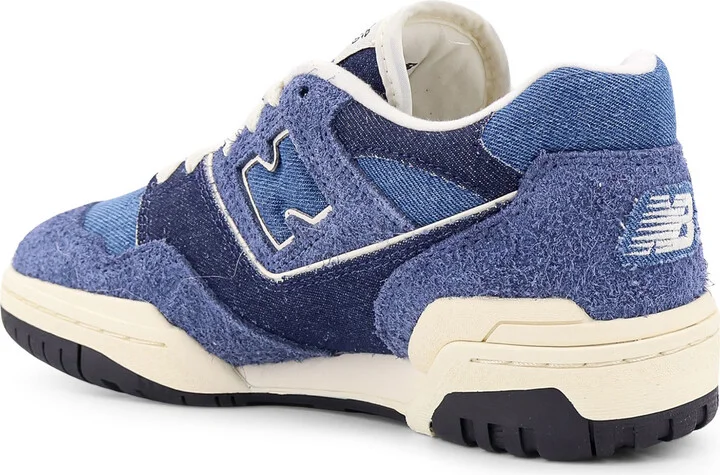 550 Denim And Suede Sneakers - Image 3