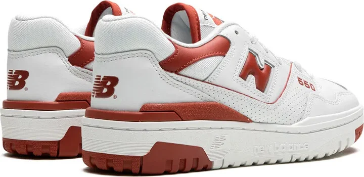 550 Logo-Embossed Leather Sneakers - Image 3