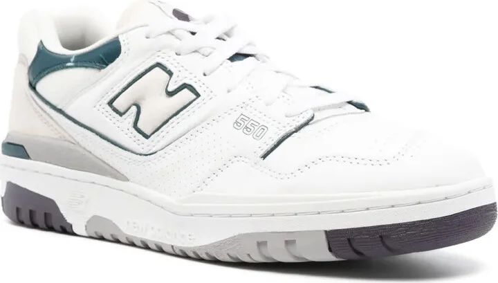 550 Panelled Leather Sneakers - Image 2